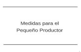 1 Medidas para el Pequeño Productor. 2 La producción de soja en el campo argentino Suba del precio internacional + menores costos relativos = avance de.