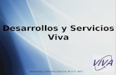 Desarrollos y Servicios Viva S.A. de C.V. 2007 Desarrollos y Servicios Viva.