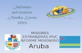 MISIONES EXTRANJERAS IPUC INFORME MISIONERO Aruba.