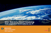 SOA, Web 2.0 y Cloud Computing Tres aspectos innovadores en IT Mario Bolo Chief Technologist IBM Argentina.