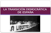 LA TRANSICIÓN DEMOCRÁTICA DE ESPAÑA. 1.EL FINAL DEL RÉGIMEN DE FRANCO:LA CRISIS INTERIOR Tras una década de cierto desarrollo y crecimiento, el régimen.