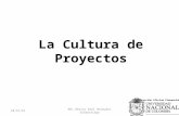 16/08/2014 La Cultura de Proyectos Dirección Oficina Planeación MSc Néstor Raúl Bermudez Saldarriaga1.