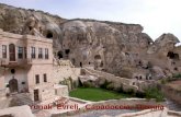 Yunak Evreli, Capadoccia, Turquía. Hacia los siglos V y VI unas mil comunidades cristianas vivían en estos pagos, escarbando cavernas.