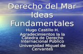 Derecho del Mar Ideas Fundamentales Hugo Castillo H. Agradecimientos la la Cátedra de Derecho Internacional Público Universidad Miguel de Cervantes.