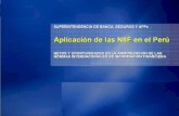 Aplicación NIF en el Perú