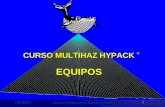 EQUIPOS CURSO MULTIHAZ HYPACK ® 25/08/2014 Seminario Entrenamiento Multihaz HYPACK® 1.