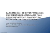 Microsoft Confidential LA PROTECCIÓN DE DATOS PERSONALES EN POSESIÓN DE PARTICULARES Y LAS IMPLICACIONES EN EL COMERCIO, LA ECONOMÍA Y LA COMPETITIVIDAD.