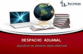 DESPACHO ADUANAL Expositor: Dr. Eduardo Reyes Díaz-Leal.