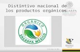 Distintivo nacional de los productos orgánicos 13 de mayo de 2014.
