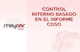 CONTROL INTERNO BASADO EN EL INFORME COSO. Alcance  Nuevos paradigmas.  Conceptos metodológicos de COSO.  Bases de MEYCOR COSO AG, una herramienta.