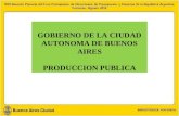 GOBIERNO DE LA CIUDAD AUTONOMA DE BUENOS AIRES PRODUCCION PUBLICA.