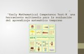 “Early Mathematical Competence Test-R” una herramienta multimedia para la evaluación del aprendizaje matemático temprano.