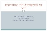 DR. DANIEL PEREZ CALDERON MEDICINA INTERNA ESTUDIO DE ARTRITIS VI VII.