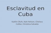 Esclavitud en Cuba Kaitlin Olufs, Kyle Nelson, Chelsea Collier, Christina Sahaida.