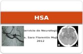 Servicio de Neurología Dra. Sara Florentín Mujica 2012 HSA.