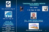 1   CURSO “Construya su propio Boletín Electrónico” 1ra. Parte 9 de Mayo de 2006 Disertante: Rincón 326 (1081) Buenos Aires,