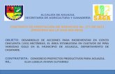ALCALDÍA DE AGUAZUL SECRETARÍA DE AGRICULTURA Y GANADERÍA CONTRATO DE PRESTACIÓN DE SERVICIOS No. 377 DE 2013 (PROCESO MA-LP-SAG-003-2013) OBJETO: DESARROLLO.