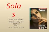 Solas Stanley Black University of Ulster NICILT 12 de febrero de 2014.