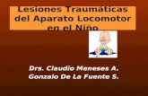 Lesiones Traumáticas del Aparato Locomotor en el Niño Drs. Claudio Meneses A. Gonzalo De La Fuente S.
