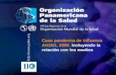 2004 Organización Panamericana de la Salud.... Caso pandemia de influenza AH1N1, 2009. Incluyendo la relación con los medios.