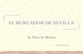 EL BURLADOR DE SEVILLA de Tirso de Molina Albert Cocera Vera.