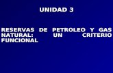 UNIDAD 3 RESERVAS DE PETROLEO Y GAS NATURAL: UN CRITERIO FUNCIONAL.