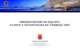 Proyecto promocional turístico y estratégico para Lanzarote O Objetivos D Diseño estratégico P Plan de acción Año 2007 A Acciones realizadas en Enero.