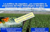 La política de regadíos. ¿es sostenible la propuesta del Plan Hidrológico del Ebro de incrementar los regadíos en un 50%? Jornada Recrecimiento o decrecimiento.