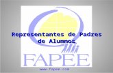 Www.fapee.com Representantes de Padres de Alumnos.