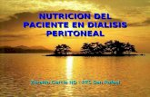 NUTRICION DEL PACIENTE EN DIALISIS PERITONEAL NUTRICION DEL PACIENTE EN DIALISIS PERITONEAL Zoraida Garcia ND - RTS San Rafael.