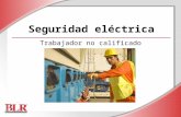 Seguridad eléctrica Trabajador no calificado. © Business & Legal Reports, Inc. 0906 Comprender los peligros de la electricidad Identificar los peligros.