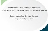 Diapositiva i: formulacion y evalucion de proyectos de Inversion