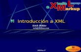 2000.Nov.17 Introducción a XML Erich Bühler tech@vblibros.com.