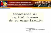 0 Conociendo al capital humano de su organización Por: Julio Aguirre VPA - Oficial de Cumplimiento Principal Bladex.