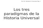 Los tres paradigmas de la Historia Universal Prof. Dr. Heriberto S. Hocsman Pag. 1.