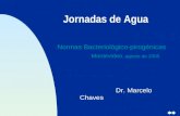 Jornadas de Agua Normas Bacteriológico-pirogénicas Montevideo, agosto de 2005 Dr. Marcelo Chaves.
