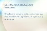 Estructura Dl Estado Peruano Organos Autonomos