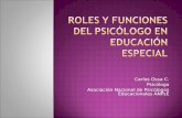 Carlos Ossa C. Psicólogo Asociación Nacional de Psicólogos Educacionales ANPsE.