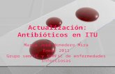 Actualización: Antibióticos en ITU Maria José Monedero Mira Enero 2011 Grupo semFYC y SVMFiC de enfermedades infecciosas.