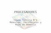 PROCESADORES Clase Teórica N°4 Memorias, Periféricos y Mapa de memoria.