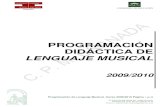 Programacion Didactica Lenguaje Musical