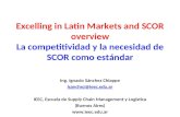 Excelling in Latin Markets and SCOR overview La competitividad y la necesidad de SCOR como estándar Ing. Ignacio Sánchez Chiappe isanchez@ieec.edu.ar IEEC,