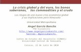 La crisis global y del euro, los bonos soberanos, los commodities y el crudo Los riesgos de una nueva crisis económica global y sus implicaciones para.