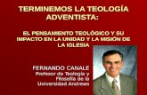 Canale-Terminando la tarea de la teología adventista