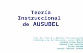 Tema 26: Teoría y Modelos Instruccionales Psicología de la Educación, curso 2006-07 Jezabel Bravo Medina Romina Díaz González Erika Strada Louisa Tabares.