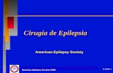 American Epilepsy Society 2008 S-Slide 1 Cirugía de Epilepsia American Epilepsy Society.