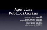 Agencias Publicitarias Por Andrés del Rosario 2004-4472 Yanna Guerrero 2009-3462 Madelin Beriguete Reyes 2009-3886 Claribel Bacilio 2007-0260 Leticia Montas.