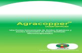 TM Una Forma Concentrada de Ácidos Orgánicos y Aceites Esenciales de Cobre Refinado Microencapsulados Fabricado por AGRANCO CORPORATION USA.