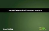 Lutron Electronics | Sensores Maestro ahorre energía con Lutron TM.