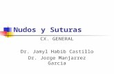 Nudos y Suturas CX. GENERAL Dr. Jamyl Habib Castillo Dr. Jorge Manjarrez Garcia.